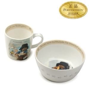 [포트메리온]패딩턴 베어 어린이 머그 & 볼 세트