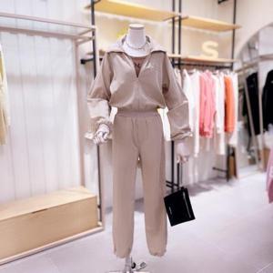 [시에로]  SK2OPF06M_오픈카라 집업 루즈핏 점프수트