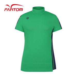 [팬텀] 여성 기능성 배색 하프넥 반팔 이너 티셔츠 221C2TI073_GN