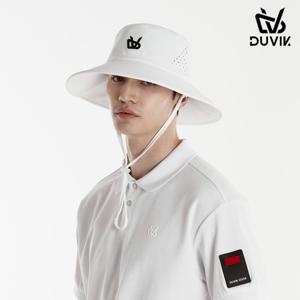 듀빅 남성 와이드 펀칭 버킷햇 벙거지모자 DE1MAP803WH