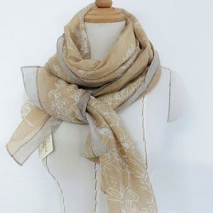 [애슬릿][애슬릿]국내 생산 꽃 인견 얇은 롱 긴 스카프