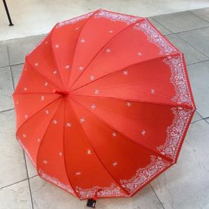 [애슬릿][애슬릿]페이즐리 곡자 12k 반자동 우산 장우산