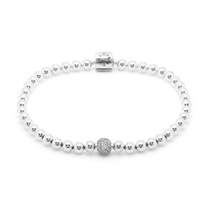 판도라 팔찌 598342CZ 비드 앤 파베 실버 팔찌