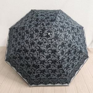 [애슬릿][애슬릿]암막 이중 꽃 레이스 수동 코팅 양산