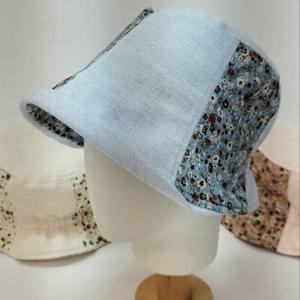 [애슬릿][애슬릿]여성 꽃 배색 여름 나들이 얇은 보넷 벙거지