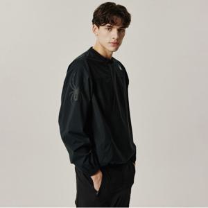 [스파이더] 남성 퍼포먼스 우븐 맨투맨 티셔츠 SPJPCNRL201MBLK