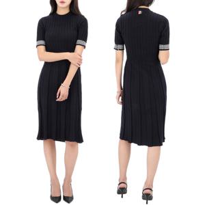 톰브라운 플리츠 스트라이프 케이블 드레스 FKD164A Y3014 415