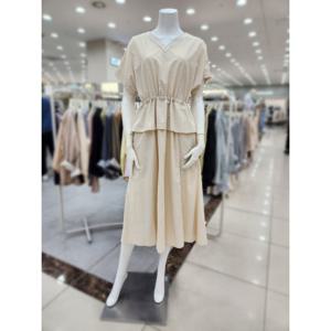 [더아이잗]브이넥 니트 스트링 원피스 IN5A0OP12511_DJ