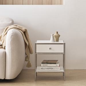 나무뜰 마린 미드센츄리 거실 모듈 소파 침대 협탁 400 MWF333C (착불)