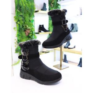 [GO-CCE] 고세 여성 데일리 방수 토끼털 패딩부츠 GZA4F019 블랙 5CM