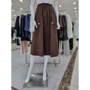 [더아이잗]밴딩 사각 포켓 A라인 스커트 IP9N0SK831BR10_DJ