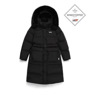 내셔널지오그래픽 N244WDW320 여성 아틀라스 윈드스토퍼 롱기장 구스 다운 점퍼 CARBON BLACK