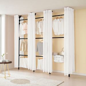 이지온 3단 대용량 ETBC-S419W 커튼 선반 행거