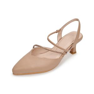 엠.무크 유나 소가죽 크리스탈 슬링백 베이지 516523902AP