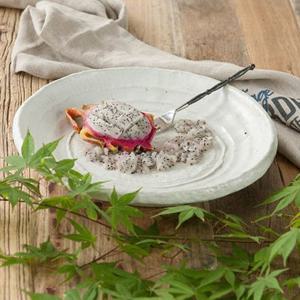 이천도자기 돌비 화이트 골원접시 1호 28.5cm 도기식기 도자기접시 스톤웨어 브런치 브런치접시 디저트접시