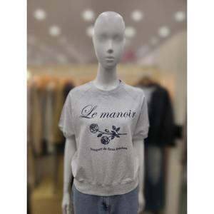 [플라스틱아일랜드]프린트반팔맨투맨티셔츠PR2CH901_DJ