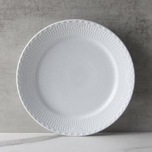 로얄 코펜하겐 화이트 하프레이스 디너접시(27cm)