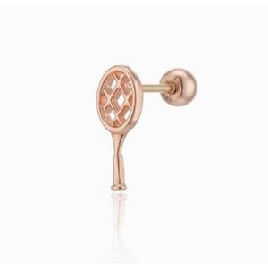 [로이드] 주문제작 테니스라켓 14k 피어싱 LPFL3001G