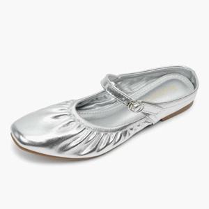 [베어파우(슈즈)]VICKY 여성 플랫슈즈 뮬 실버 K2984016RA-W