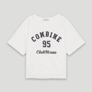 [코데즈컴바인] 스팽글 스트링 티셔츠 (CKB-TS519W4)