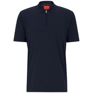 26 SS HUGO 반소매 집업 피케 폴로 셔츠 50496003 TP432274149