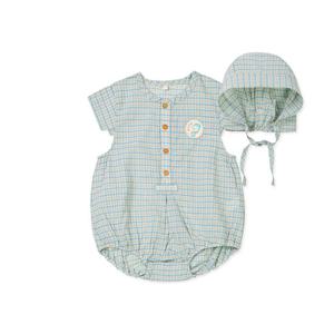 [오가닉맘]밀란체크반소바디수트(MKMTQS07)