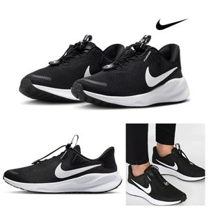 [나이키]남성 러닝화 레볼루션7 이지온 블랙 화이트 경량 운동화