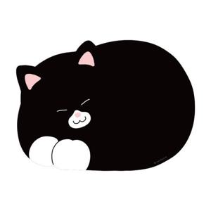아트박스/버라이어티숨 [버숨] 잠자는 고양이 마우스 패드_쿠로