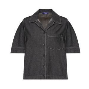 [올리비아하슬러(여성)]크롭스트롱데님셔츠 EMBL106