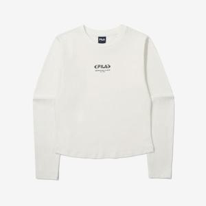 [휠라]세미크롭 스몰로고 긴팔티 (FS2RLG3151F_SWH)