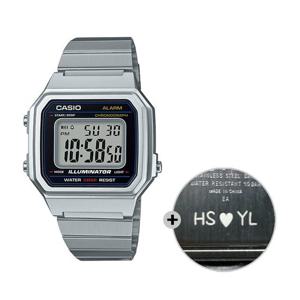 (무료각인) 카시오 메탈 시계 공용 빈티지 B650WD-1A