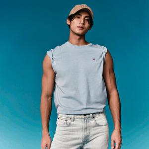 [캘빈클라인 진]남여공용 릴렉스핏 아카이브 로고 반팔 티셔츠 40HM229