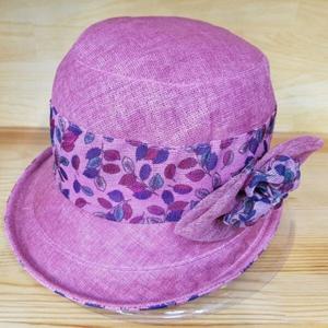 [애슬릿][애슬릿]리프 꽃 자수 엄마 할머니 여름 벙거지 모자