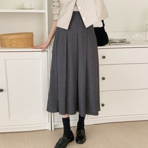 [드레스날다]봄부터쭈욱 핀턱 주름 A라인 테니스 롱 스커트