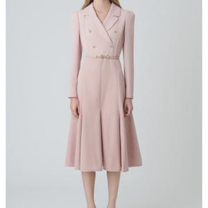 [샤틴]재킷헝 소재믹스 벨티드 원피스S243M603A51_JK