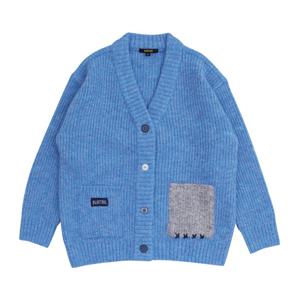 [블루테일]하찌 조직 배색 포켓 가디건AYH2CK01TB