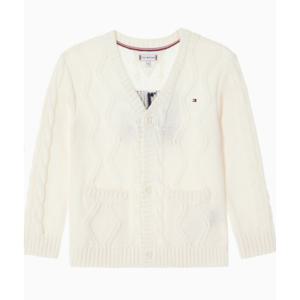 타미힐피거칠드런T6 T42F7NCD120BT1 [베이비] 브이넥 케이블가디건