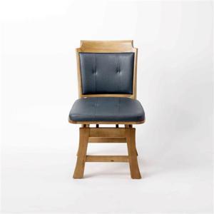 우아미가구 벤엘 원목 1인 식탁 회전 의자