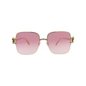 알렉산더 맥퀸 선글라스 AM0371S 30013274 003 70048 NS Gold