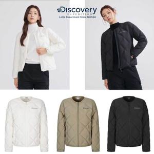 디스커버리 패딩 25FW 여성 디하스 U넥 튜브 다운 경량 DWDJ74056 GPDJ