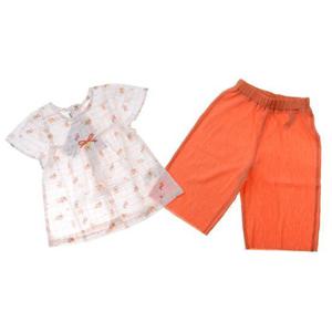 [아가방]  01S333053 소피체크플라워반팔8부상하