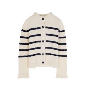 [엘러브] 새상품 디올 마리니에르 니트 자켓 36 에크루/블랙 5ET1627