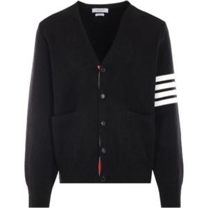 톰브라운 MKC171A 00219 001 사선 밀라노 스티치 가디건 블랙 [국내발송]