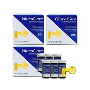 GC 글루코케어 혈당검사지 150매 측정 체크 스트립  D