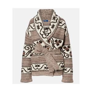 폴로 랄프로렌 자카드 울 블렌드 랩 카디건 P01112314