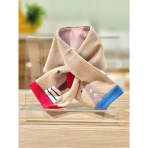 압소바 HK(아기목도리)쇼몽 리버서블 니트 목도리(오트밀)(25FW) (A2736401)