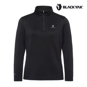 [블랙야크] (BY_1BYZTWU506_BK_) 여성 폴라텍 파워드라이 기모 집업 긴팔티 2 1BYZTWU506_BK