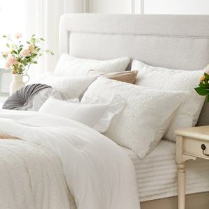 로라애슐리 리디아 벨벳 착번아웃 고밀도 극세사 베개커버 L 50X70