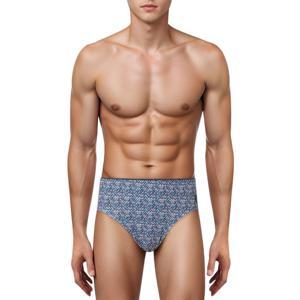 [비비안] PT2011G NV 말림없는 인밴드 기하학패턴 남성 삼각팬티