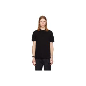 톰포드 폴로셔츠 블랙 피케 폴로 셔츠 261076M212003